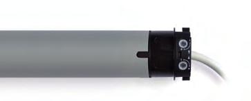 82 in (402 mm), for motors with torque up to 88.5 in lbs (10 Nm). Particularly suitable for installation in narrow spaces. Very silent during activation and operation.