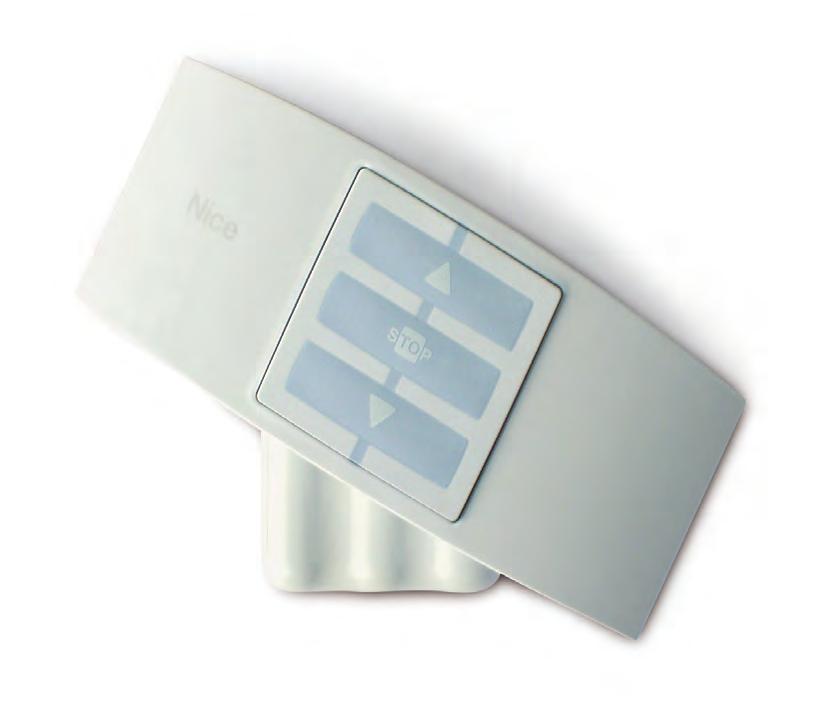 transmitter to an inconspicuous wall plate. Ondo, made in a shiny dirt-resistant plastic, has a rubber lower section to improve grip and prevent slipping when used on surfaces.