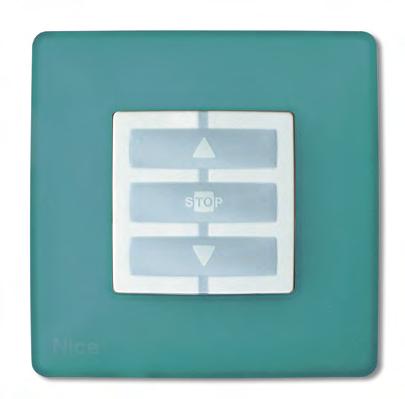 wall plate, neutral transparent 10 WSS Squared wall plate, seawater 10 Model Description