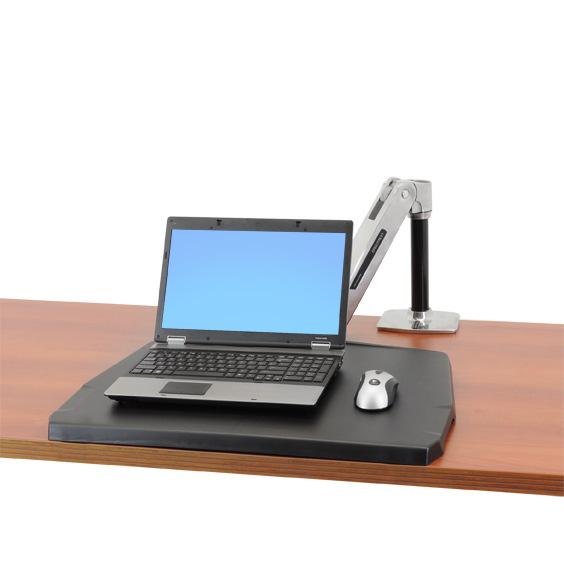 WorkFit-P Lower priced entry level sit-to-stand work station platform for