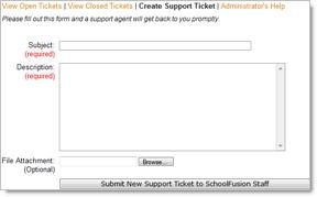 Create a Tech Support Ticket Submit a Support Ticket when you need assistance with an issue that was not addressed in the FAQs.