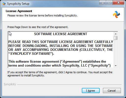 Accept the Software License Agreement You will see a Login Failed.
