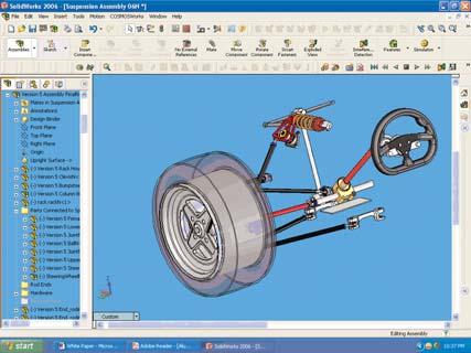 - REAL-LIFE EXAMPLE To analyze the vehicle suspension using COSMOSMotion, an engineer needs to know: 1. Each joint in the mechanism will have how many degrees of freedom 2.