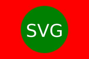 SVG Basics SVG code (either embedded in HTML code or placed in a separate XML file) must be enclosed in <svg> </svg> root tag. You can specify width (e.g. width= 100 ) and height (e.g. height= 150% ) attributes using standard HTML units to define size of your image.