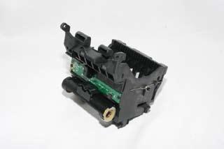 Epson Parts Description: Printer carriage holds the printer head. It also holds the prongs for the cartridge chips.