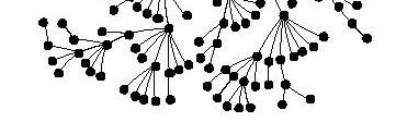 Small World networks [4][10] have a Poisson node degree distribution, a small shortest path length and a high clustering coefficient.