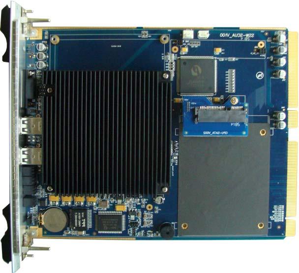 2.1.3 SCU04P SCU04P adopts Intel Atom N2600 processor and an on-board 2G 1066MHz DDR3 SDRAM, supports VGA output, accommodates up to two 2.5-inch SATA hard disks, and includes four USB2.