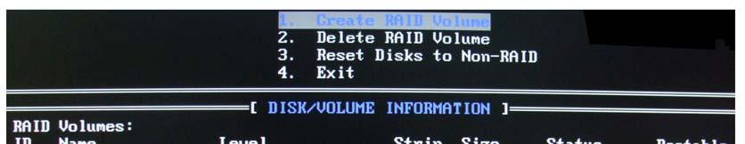 Figure 3-12 Now the RAID feature is well configured.