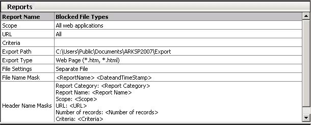 CHAPTER-5 Power Reports Report Settings Pane - This pane shows the report