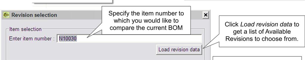 in PLM. Unmark Missing Items This will clear the checkbox from any BOM line who s Item Number does not exist in PLM.