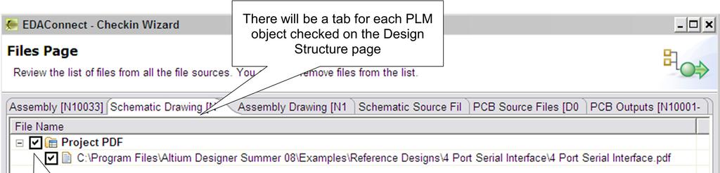Custom Actions Through the EDAConnect template a menu option can be added here which enable a script to be executed by the user. This is the BOM Table Menu event.