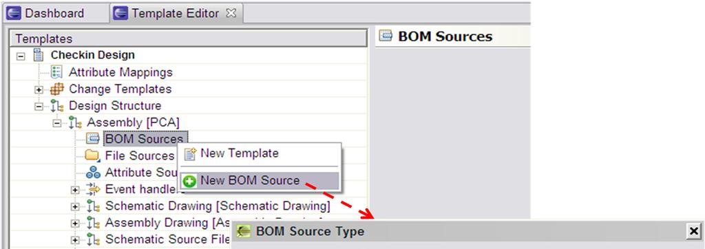 BOM Sources EDAConnect-Dashboard must extract data from the ECAD domain to determine the contents of the Bill of Materials (component/parts list) for a design.