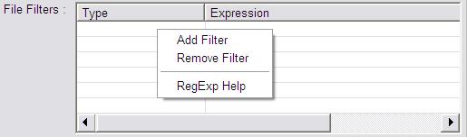 To add a File Filter to a File Source 1.