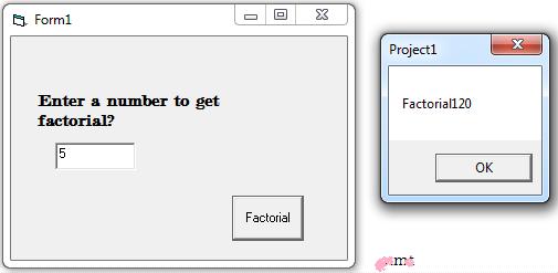 Practical 8: Write a program that will calculate the factorial of given number using while loop? 3. Place a label on the form. 4. Place a text box on the form. Nain Markaz-e-Taleem 1. Update label1.