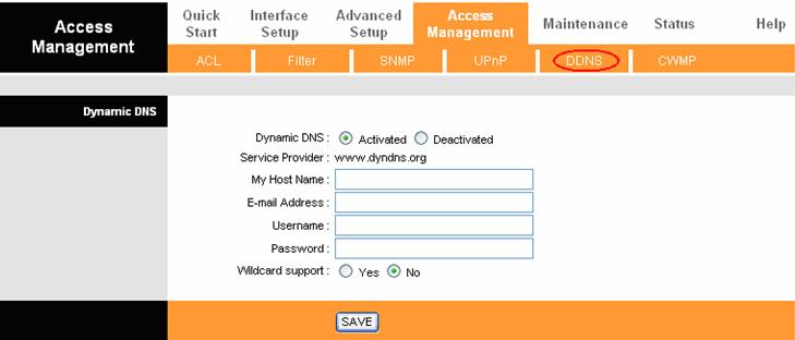 (shown in Figure 4-33). The router offers a Dynamic Domain Name System (DDNS) feature. The feature lets you use a static host name with a dynamic IP address.