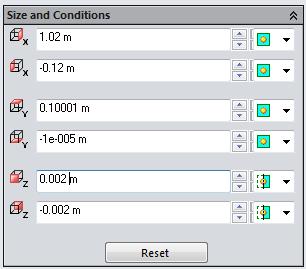 Also, in the Control intervals portion of the window, change the Ratio for X1 to -5 and the Ratio for Y1 to -100.