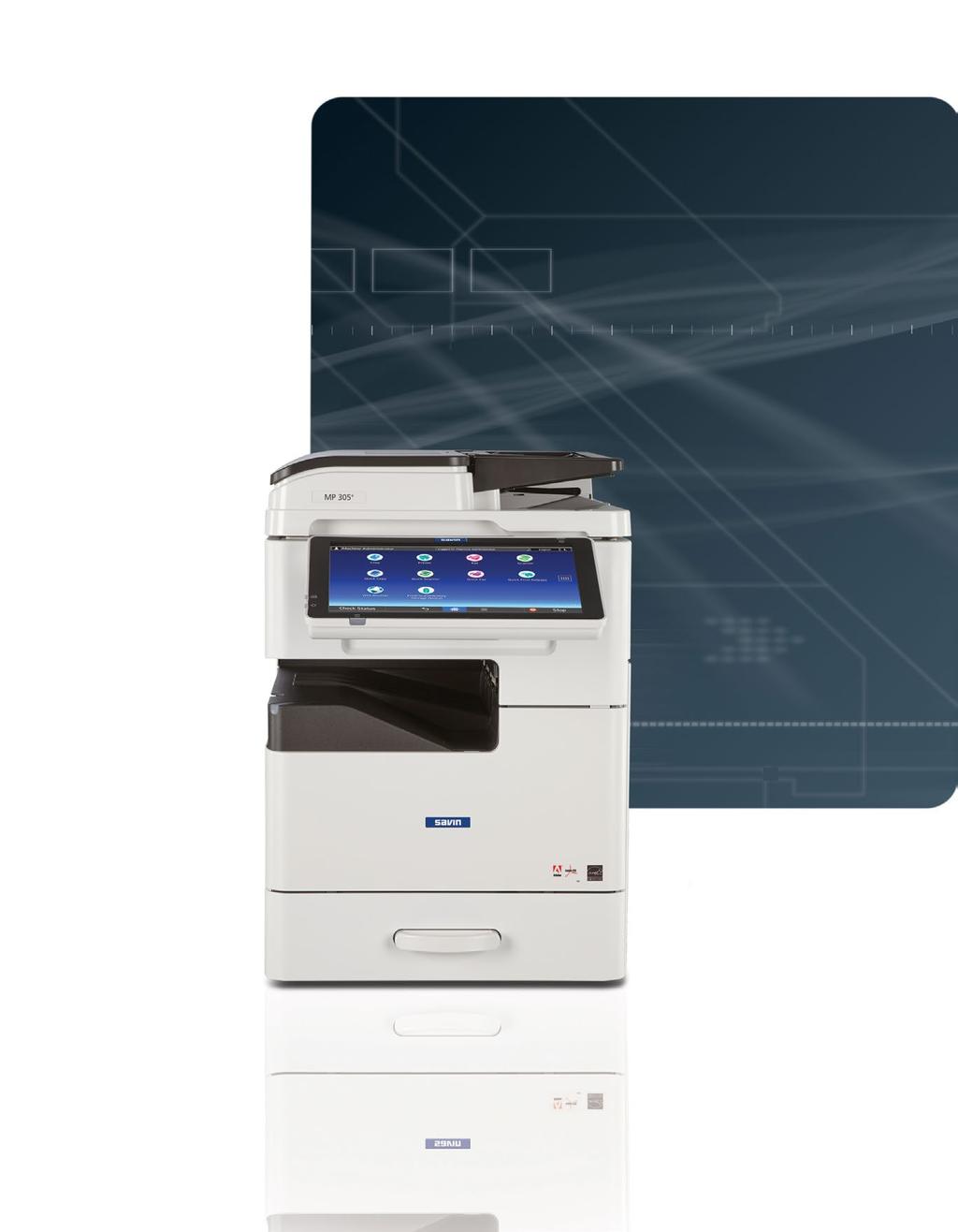 MP 305SPF Multifunction B&W Copier Printer