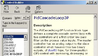 Context-sensitive (F1) help Customized help can be added for self-defined libraries, applications and components of externally added applications, as well as for non-standard hardware.