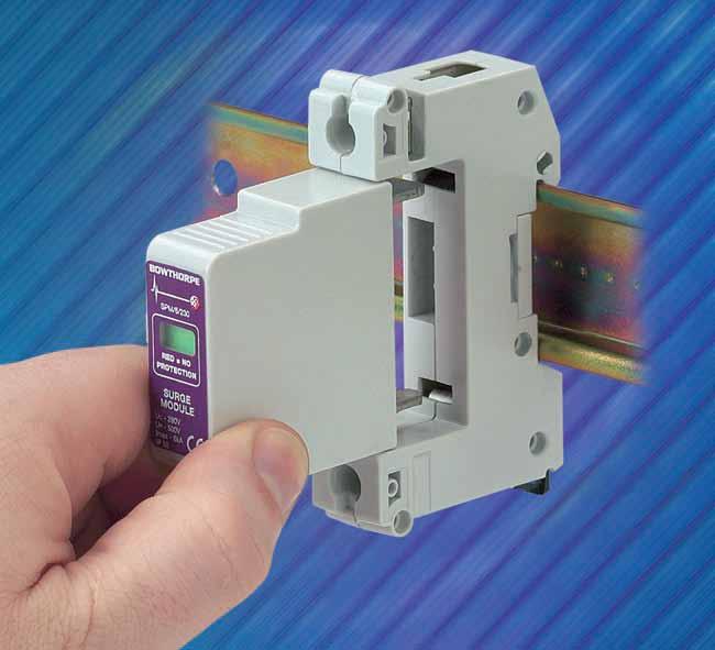 Operation SPM surge protection devices offer 6kA or 40kA surge handling capabilities, which automatically reset after clamping lesser, more frequent surges.