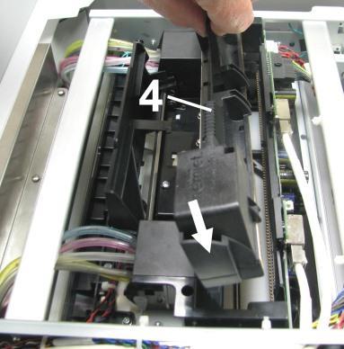 SECTION 2 INSTALLING THE PRINTER 2. [A] Carefully remove the Printhead Cartridge from the foil packaging. Tear at notch or cut end with scissors. [B] Remove the protective plastic cover.