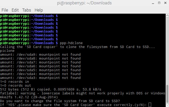 Note: When booting from SSD, ensure there are no other USB Flash Disks plugged into your PiDesktop as this may result in an error of the Raspberry Pi not finding the correct boot device. 2.