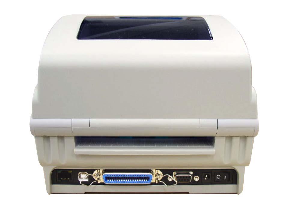 Rear View 7 1 2 3 4 5 6 1. Ethernet interface 2. USB interface 3. Centronics interface 4.