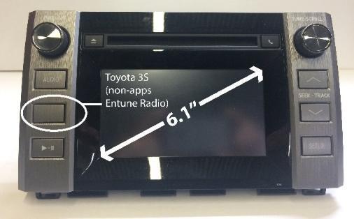 Please verify the correct radio application when ordering and proceeding to installation. ** Toyota 3 7 Tundra / 6.
