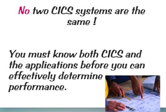 no ing CICS or your applications is not