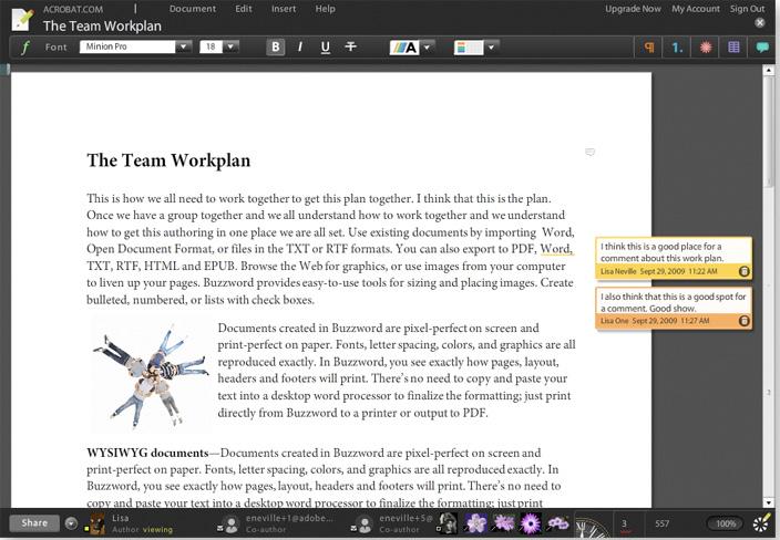 10 cool things you can do with Acrobat.com 4 Create PDF files Acrobat.com streamlines the process of turning documents into PDF files, which is a useful way to preserve and share your documents.
