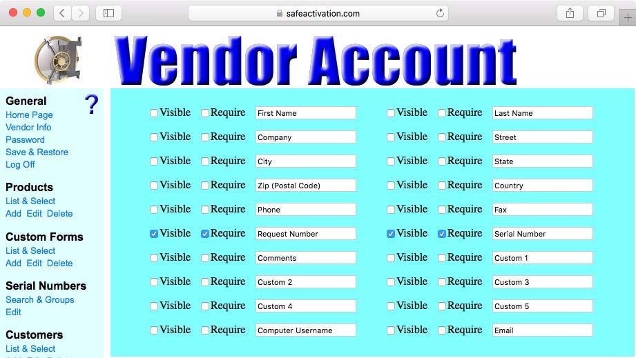 Safe Activation is often used with other protection and licensing products like QuickLicense that do use the Vendor Code field.