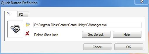 Setup Utility is set to Quick Btn (default setting). (See Advanced Menu in Chapter 5 for information.) 1.