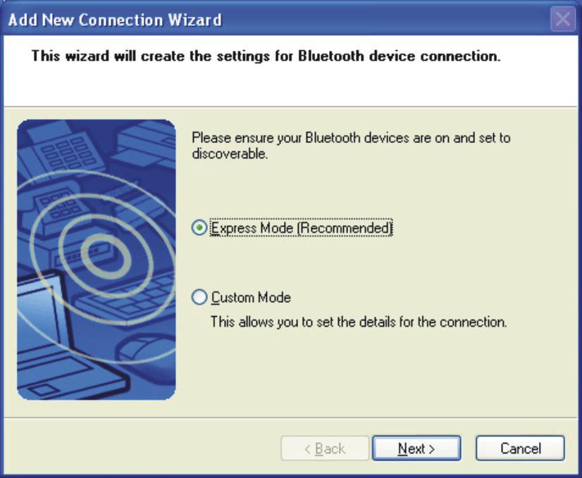 The Add New Connection Wizard window appears.