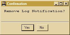 Unregistering for Log Notification Messages Summary: Perform these steps to stop notifications from being sent when error messages of a certain type are written to the log file.