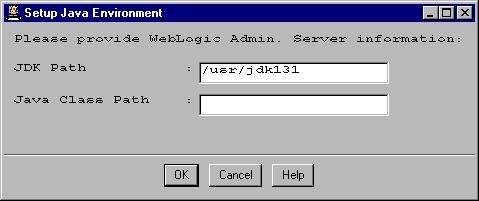 Table 3-1 Register WebLogic Server Manager Dialog Box Fields (for WebLogic Server version 6.x, 7.0, and 8.