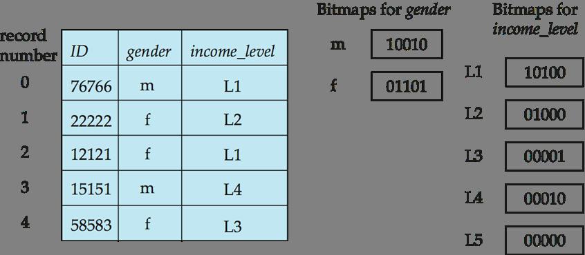 Bitmap Indices (Cont.