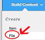 2.3.3 Upload a File in a Learning Module STEP 1 On your content page, click on any of your Learning Module that you have created, eg.