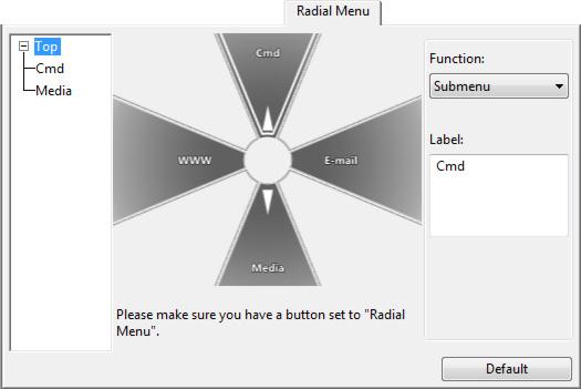 20 USING AND CUSTOMIZING THE RADIAL MENU The Radial Menu is a circular pop-up menu that provides quick access to editing, navigation, media control functions, and more.