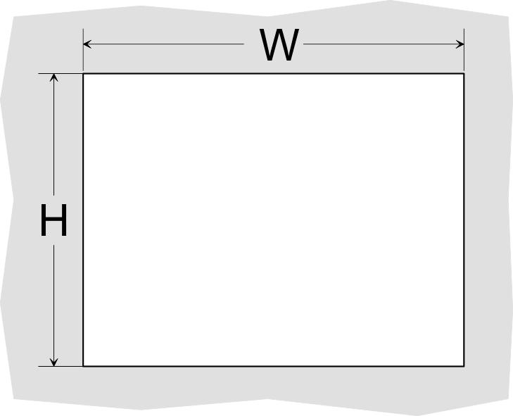 Installation cutting For the installation into a operating tableau and control cabinet fronts, the Touch Panel requires the following front plate cutting: Touch Panel 62E-MGC0-.