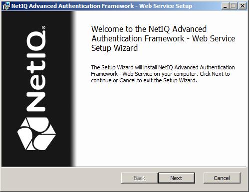 Installing and Removing NetIQ Web Service In this chapter: Installing Web Service Removing Web service Upgrading Web Service Installing Web Service Please do not execute webservice.