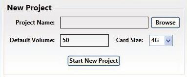 Save your current project before selecting File > New to avoid losing any work. 1 In the New Project section of the screen, enter a Project Name.