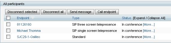 Conferencing TelePresence Server support for TIP INVITE sip:81126220@172.19.236.19:5060 SIP/2.0 Via: SIP/2.0/TCP 172.19.236.70:5060;branch=z9hG4bK23a64c83c7a6 From: "Michael Thomma" <sip:21065@172.19.236.70>;tag=115695~552e7c5a-df83-490f-83fc-4077ebe372ef- 30056562 To: <sip:81126220@172.