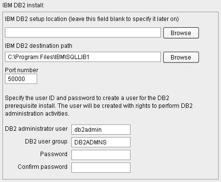 Click Next. 8. On the next page, specify and confirm the password to be used by serer processes to access the database.