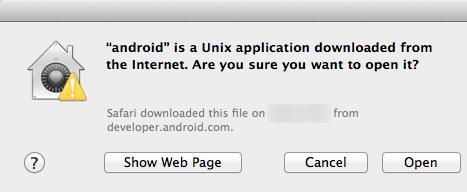 For example: /Home/Downloads/android-sdk_<version>-macosx/tools a.