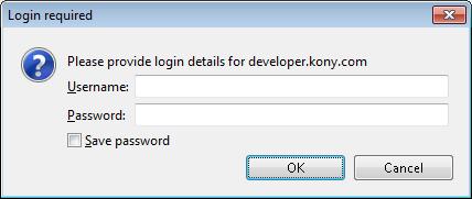 kony.com/updatesite/50/. Click OK. Click here if you get the below error message. 6.