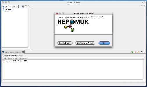 The NEPOMUK Personal Semantic Workspace PSEW integrates typical services in one prototype Example implementation of a work environment