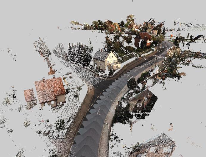 and 2D raster image view 3D View Settings Dialog ( ) to define point cloud view Input