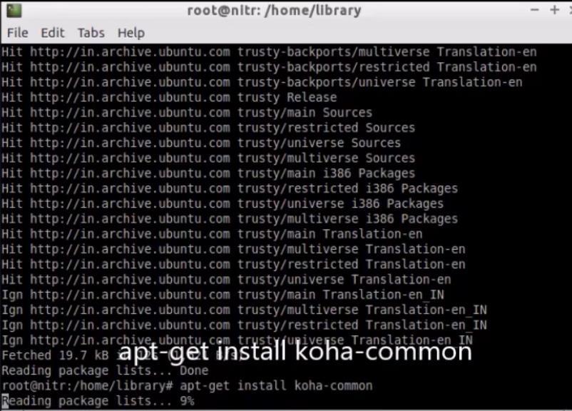 In the next step, install the Perl modules by running the following command.