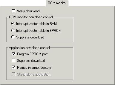 ROM-monitor options ROM-monitor options The ROM-monitor page contains all the ROM-monitor-specific options.