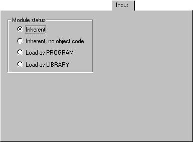 XLINK options If you want to include your own version of cstartup.s43 in a project, use this option to prevent the CSTARTUP module in the library from being linked.