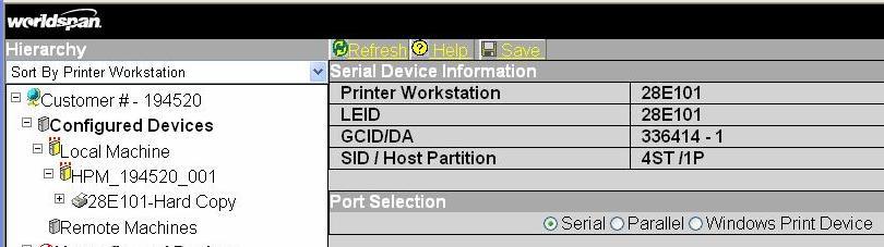 Method 3 1. From within Host Print Manager Configuration (HPM Config). Click on the HPM_XXXXXX_00X device configured to this Local Machine. Click on the HPM device listed under Local Machine. 2.